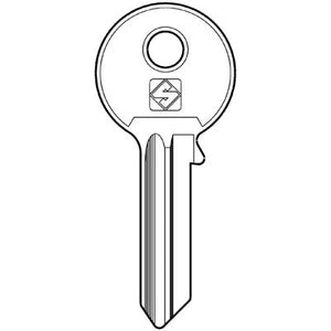 CHIAVE PIATTA MG MONTI MN1 SILCA - OTTONE NICHELATO- 10 pezzi