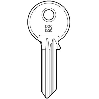 CHIAVE PIATTA CORTELLEZZI PC31R SILCA - OTTONE NICHELATO- 10 pezzi