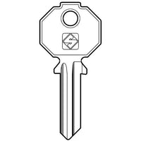 CHIAVE PIATTA PREFER PF15 SILCA - OTTONE NICHELATO- 10 pezzi