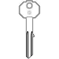 CHIAVE PIATTA PREFER PF215 SILCA - OTTONE NICHELATO- 10 pezzi