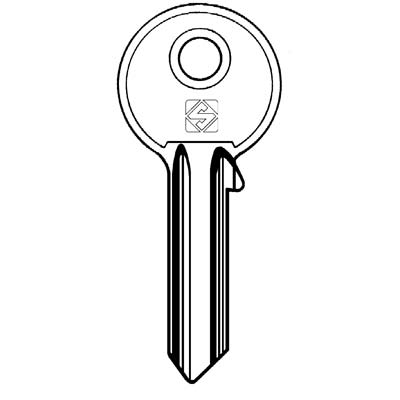 CHIAVE PIATTA POTENT PT2 SILCA - OTTONE NICHELATO- 10 pezzi