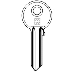 CHIAVE PIATTA POTENT PT2 SILCA - OTTONE NICHELATO- 10 pezzi