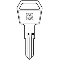 CHIAVE PIATTA CINA RC6 SILCA - OTTONE NICHELATO- 10 pezzi