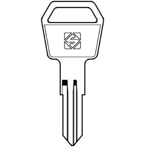 CHIAVE PIATTA CINA RC6R SILCA - OTTONE NICHELATO- 10 pezzi