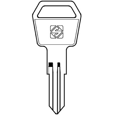 CHIAVE PIATTA CINA RC6R SILCA - OTTONE NICHELATO- 10 pezzi