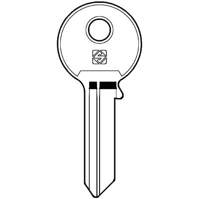 CHIAVE PIATTA SECUREMME SCM4 SILCA - OTTONE NICHELATO- 10 pezzi