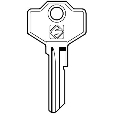 CHIAVE PIATTA SIMECA SM1R SILCA - OTTONE NICHELATO- 10 pezzi