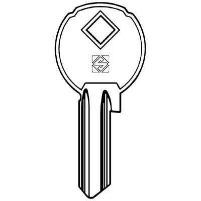 CHIAVE PIATTA SIS SS8 SILCA - OTTONE NICHELATO- 20 pezzi