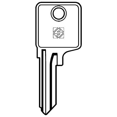 CHIAVE PIATTA STS STS1 SILCA - ACCIAIO NICHELATO- 10 pezzi