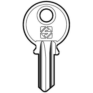 CHIAVE PIATTA TICINO TC1 SILCA - OTTONE NICHELATO- 20 pezzi