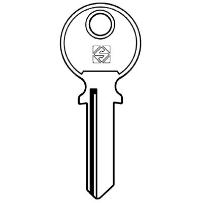 CHIAVE PIATTA TRICIRCLE TL1 SILCA - ACCIAIO NICHELATO- 10 pezzi