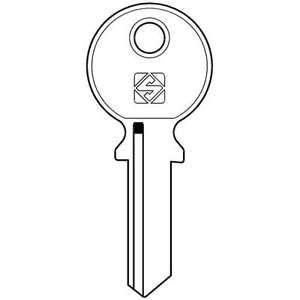 CHIAVE PIATTA TRICIRCLE TL6 SILCA - ACCIAIO NICHELATO- 10 pezzi