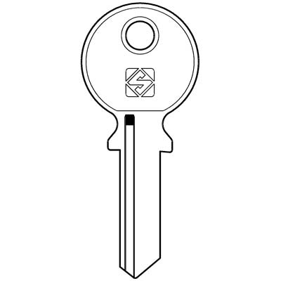 CHIAVE PIATTA TRICIRCLE TL6 SILCA - ACCIAIO NICHELATO- 10 pezzi