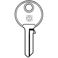 CHIAVE PIATTA VIRO VI4R SILCA - OTTONE NICHELATO- 10 pezzi