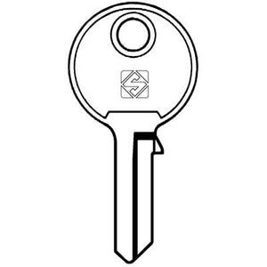 CHIAVE PIATTA VIRO VI4R SILCA - OTTONE NICHELATO- 10 pezzi