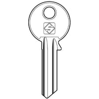 CHIAVE PIATTA VIRO VI5 SILCA - OTTONE NICHELATO- 10 pezzi