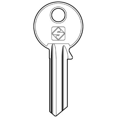 CHIAVE PIATTA VIRO VI5R SILCA - OTTONE NICHELATO- 10 pezzi