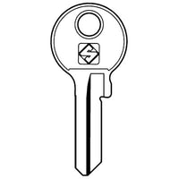 CHIAVE PIATTA VIRO VI7 SILCA - OTTONE NICHELATO- 10 pezzi