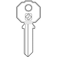 CHIAVE PIATTA VIS VS090V SILCA - OTTONE NICHELATO- 10 pezzi