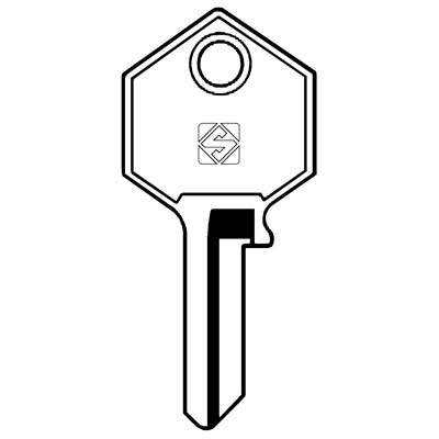 CHIAVE PIATTA YETI YT1 SILCA - ACCIAIO NICHELATO- 10 pezzi