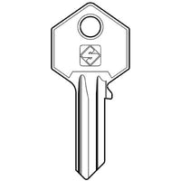 CHIAVE PIATTA YALE YA6R SILCA - OTTONE NICHELATO- 10 pezzi