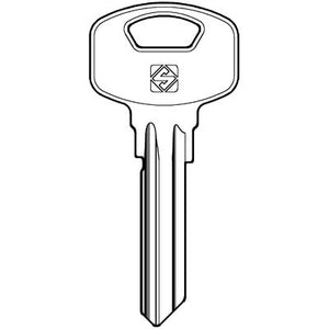 CHIAVE PIATTA YALE YA91 SILCA - OTTONE NICHELATO- 25 pezzi