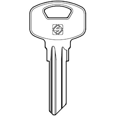 CHIAVE PIATTA YALE YA89 SILCA - ACCIAIO NICHELATO- 10 pezzi