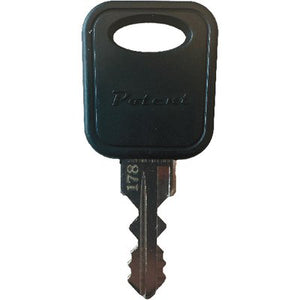 CHIAVE PIATTA POTENT 6000K ORIGINALE - OTTONE NICHELATO- 10 pezzi