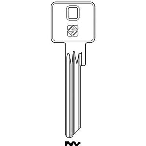 CHIAVE PIATTA POTENT PT8 SILCA - OTTONE NICHELATO- 5 pezzi