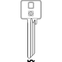 CHIAVE PIATTA VIRO VI38 SILCA - OTTONE NICHELATO- 5 pezzi