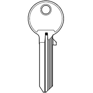 CHIAVE PIATTA CISA 01210 ORIGINALE - OTTONE NICHELATO CS501- 10 pezzi