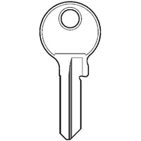 CHIAVE PIATTA VIRO O13DX ORIGINALE - OTTONE NICHELATO- 25 pezzi