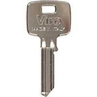 CHIAVE PIATTA VIRO 039A ORIGINALE - OTTONE NICHELATO- 10 pezzi