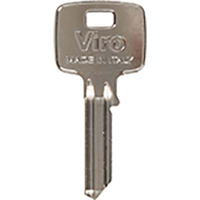 CHIAVE PIATTA VIRO 039A ORIGINALE - OTTONE NICHELATO- 10 pezzi