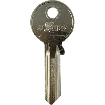 CHIAVE PIATTA ILSA BK007 ORIGINALE - OTTONE NICHELATO- 20 pezzi