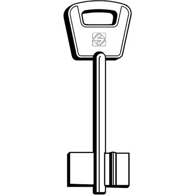 CHIAVE DOPPIA MAPPA BETA BE SILCA - OTTONE NICHELATO- 5 pezzi