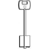 CHIAVE DOPPIA MAPPA ISEO 5IE3 SILCA - OTTONE NICHELATO- 5 pezzi