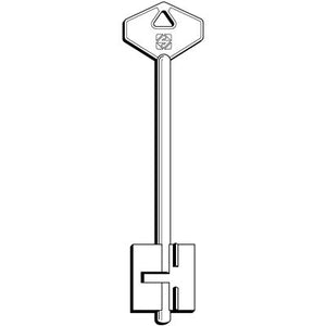 CHIAVE DOPPIA MAPPA ITAL 5IT8 SILCA - OTTONE NICHELATO- 5 pezzi