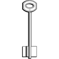 CHIAVE DOPPIA MAPPA JUWEL JW90 SILCA - OTTONE NICHELATO- 5 pezzi