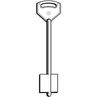 CHIAVE DOPPIA MAPPA MOIA ML SILCA - OTTONE NICHELATO- 5 pezzi