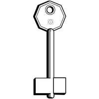 CHIAVE DOPPIA MAPPA MOTTURA MT SILCA - OTTONE NICHELATO- 5 pezzi