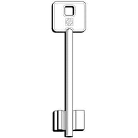 CHIAVE DOPPIA MAPPA POTENT 5PT15 SILCA - OTTONE NICHELATO- 5 pezzi