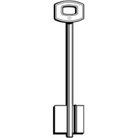 CHIAVE DOPPIA MAPPA SECUREMME EM SILCA - OTTONE NICHELATO- 5 pezzi