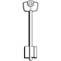 CHIAVE DOPPIA MAPPA CERUTTI CLQ SILCA - OTTONE NICHELATO- 5 pezzi