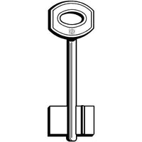 CHIAVE DOPPIA MAPPA TITANO TC SILCA - OTTONE NICHELATO- 5 pezzi