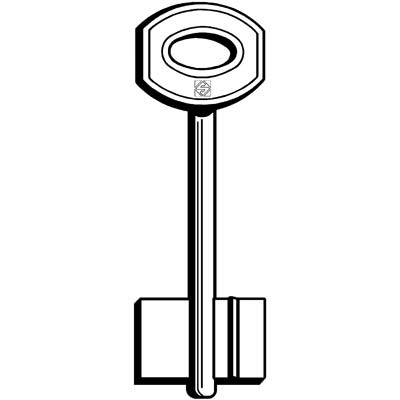 CHIAVE DOPPIA MAPPA TITANO TC SILCA - OTTONE NICHELATO- 5 pezzi
