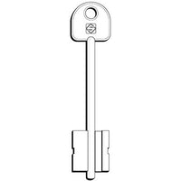 CHIAVE DOPPIA MAPPA TESIO 5TSI3 SILCA - OTTONE NICHELATO- 5 pezzi