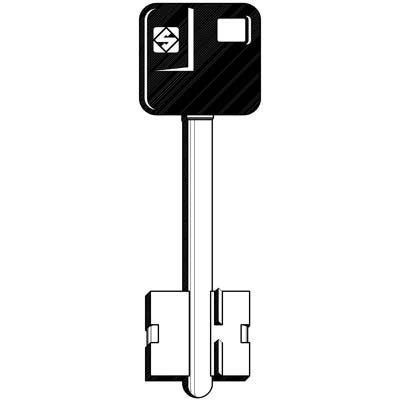 CHIAVE DOPPIA MAPPA YALE 5YA18P SILCA - OTTONE NICHELATO- 5 pezzi