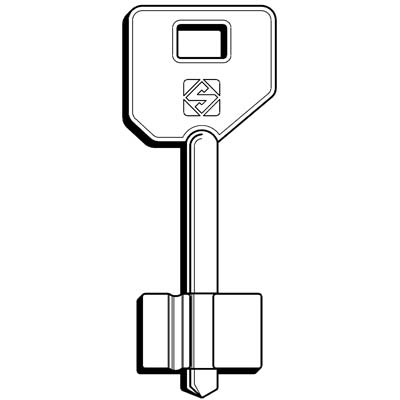 CHIAVE DOPPIA MAPPA KASSEL YALE 5KY7 SILCA - OTTONE NICHELATO- 5 pezzi