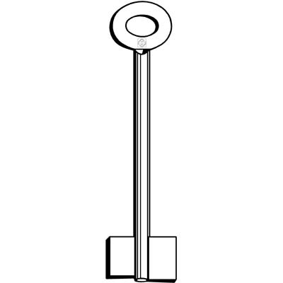 CHIAVE DOPPIA MAPPA STUV TANN 8310TA SILCA  ACCIAIO NICHELATO